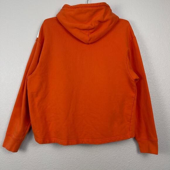 Tory Sport French Terry Chevron Hoodie Sweatshirt Orange Size Small Active - Picture 4 of 13